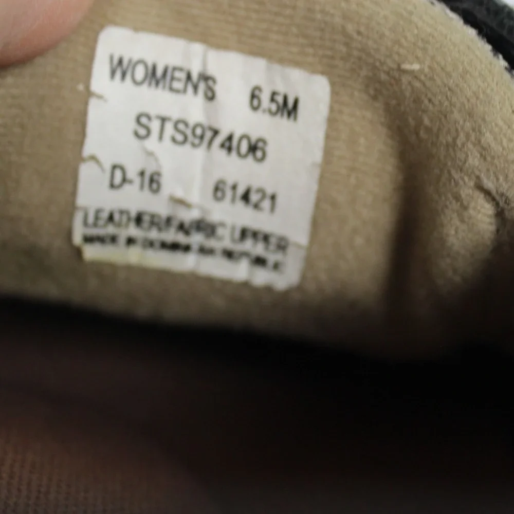 Sperry‎ Top Sider Boat Shoes Womens 6.5M Navy Tan Mesh Leather Laces